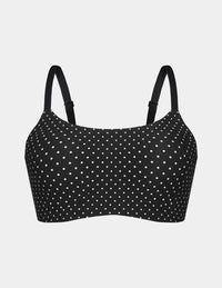 | Black with White Polka Dot