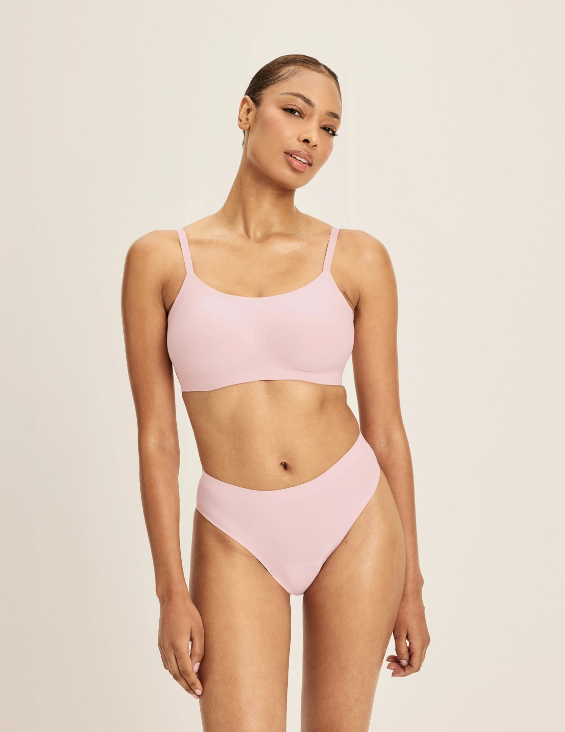 Ashley is a 32DD and wearing KNIX S+ | Rose Water