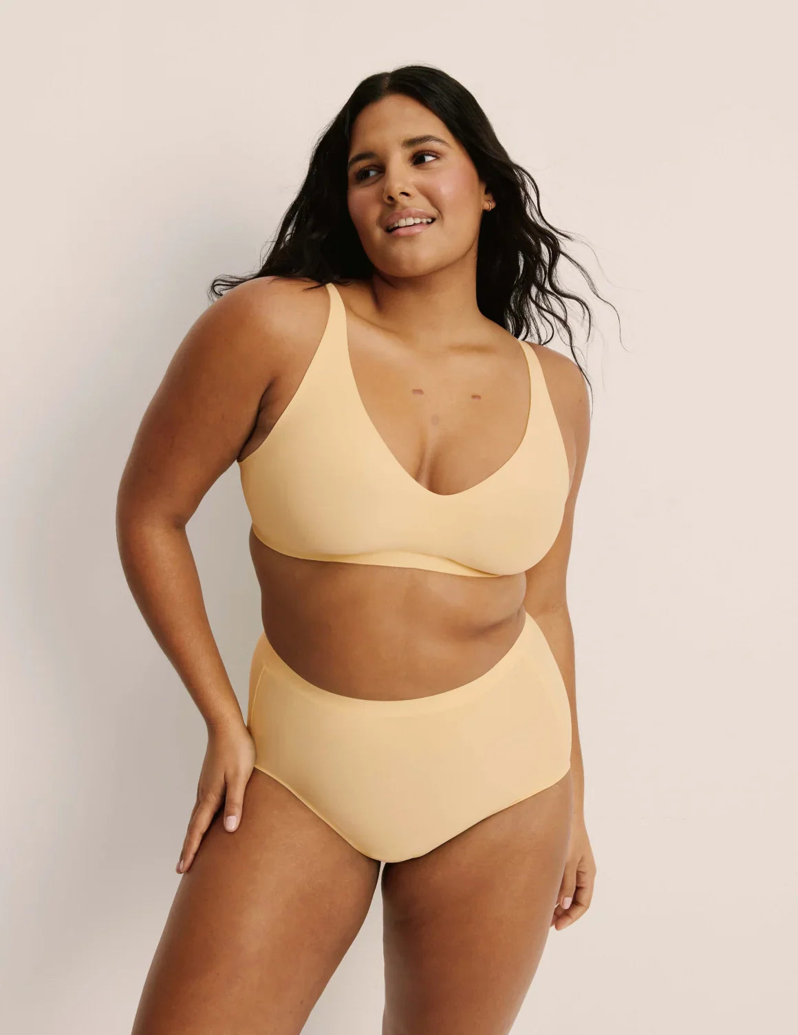 Adiya is a 36C and wearing KNIX L | Buttercup