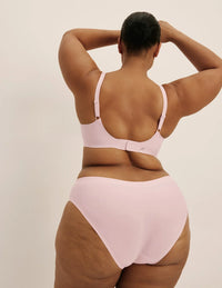 Leslie is a 38D and wearing KNIX XL+ | Rose Water