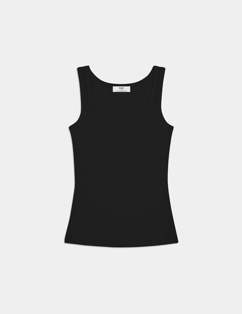 Modal Rib Tank shown front-facing against a light gray background
