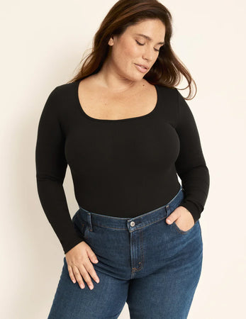 melted butter BODYSUIT・BON NET Saylor Bodysuit - Buttercup – AFRM