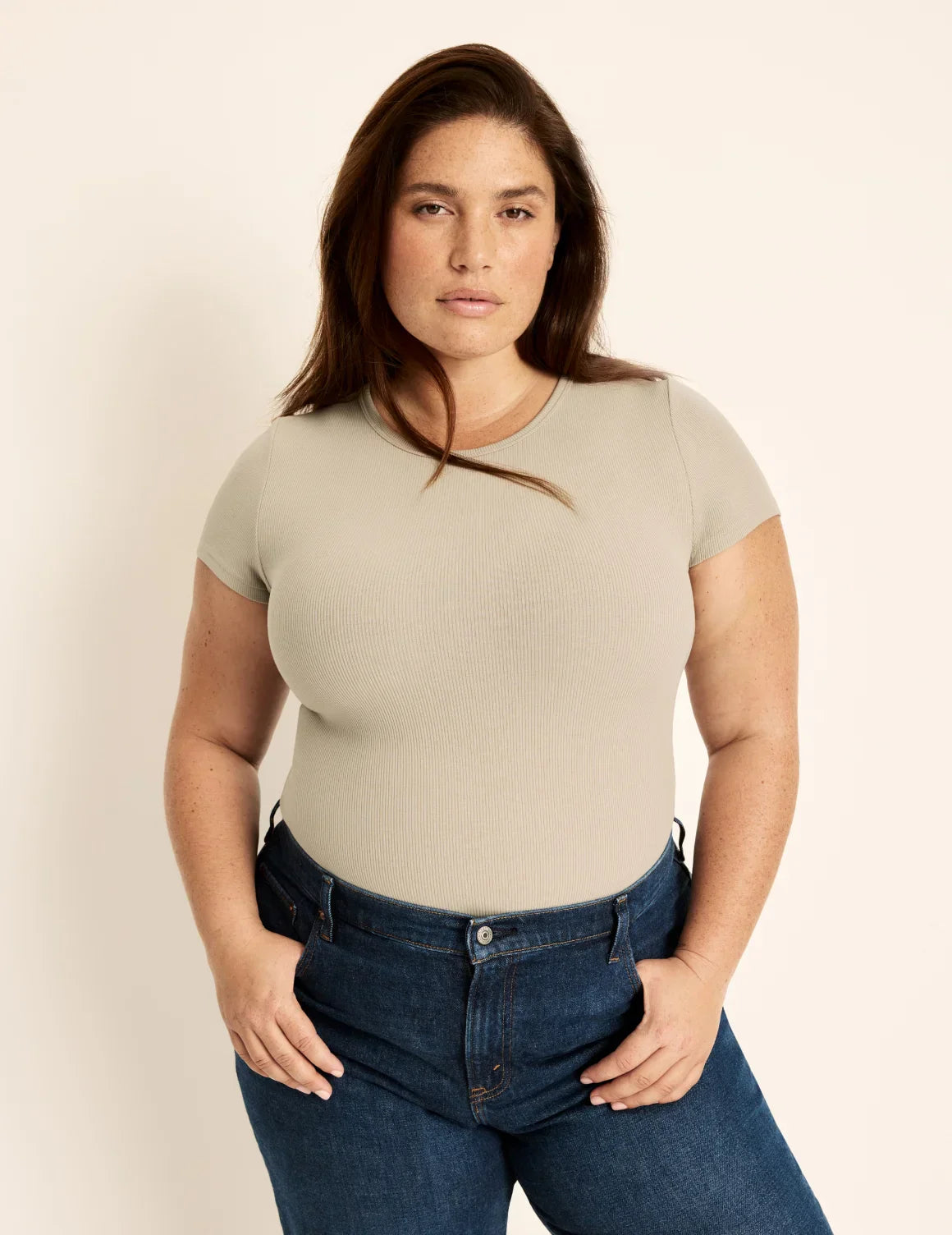 Clementine is a 40G wearing KNIX XXL  | Fawn