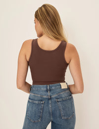 Sarah is a 34DD wearing KNIX M | Espresso