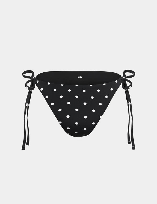 | Black with White Polka Dot