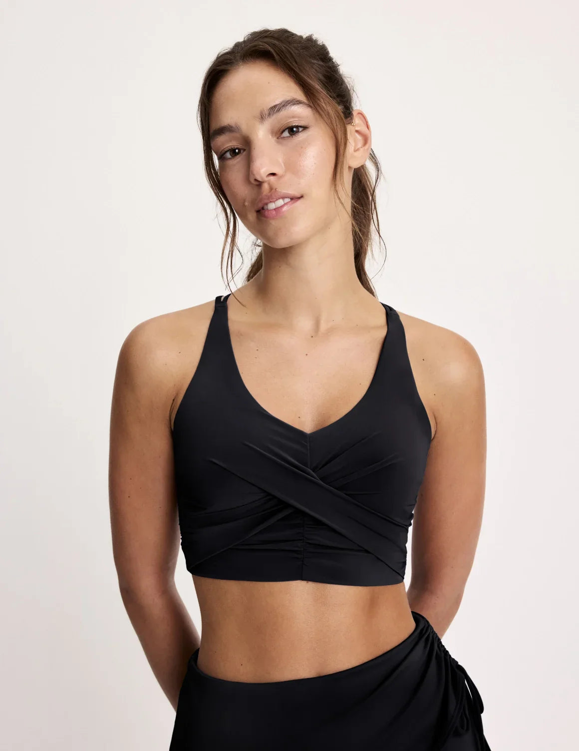 Maya is a 32A and wearing KNIX S | Black