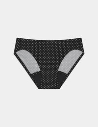 | Black with White Polka Dot