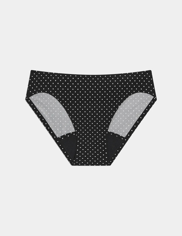 | Black with White Polka Dot