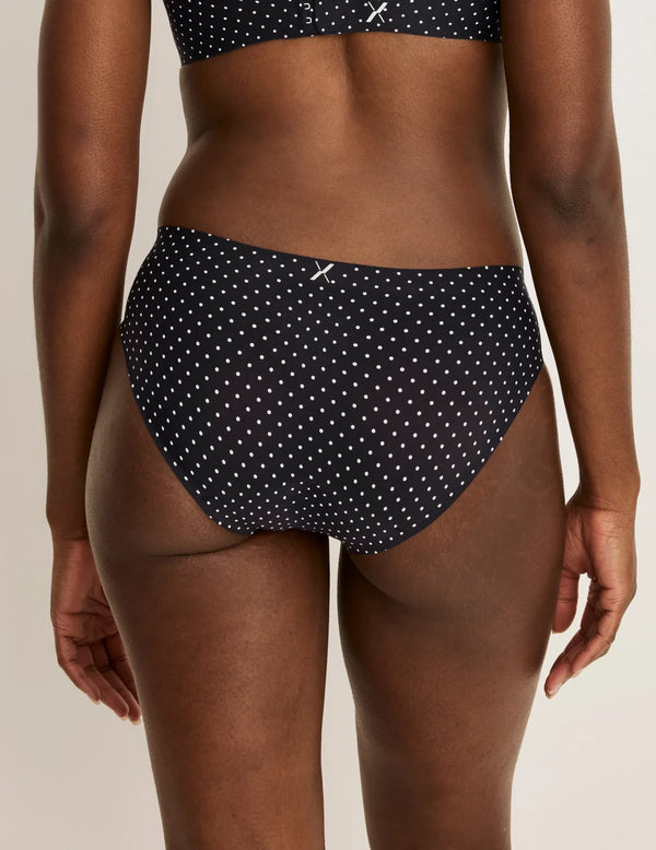 | Black with White Polka Dot