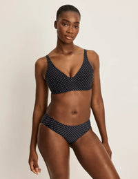 | Black with White Polka Dot