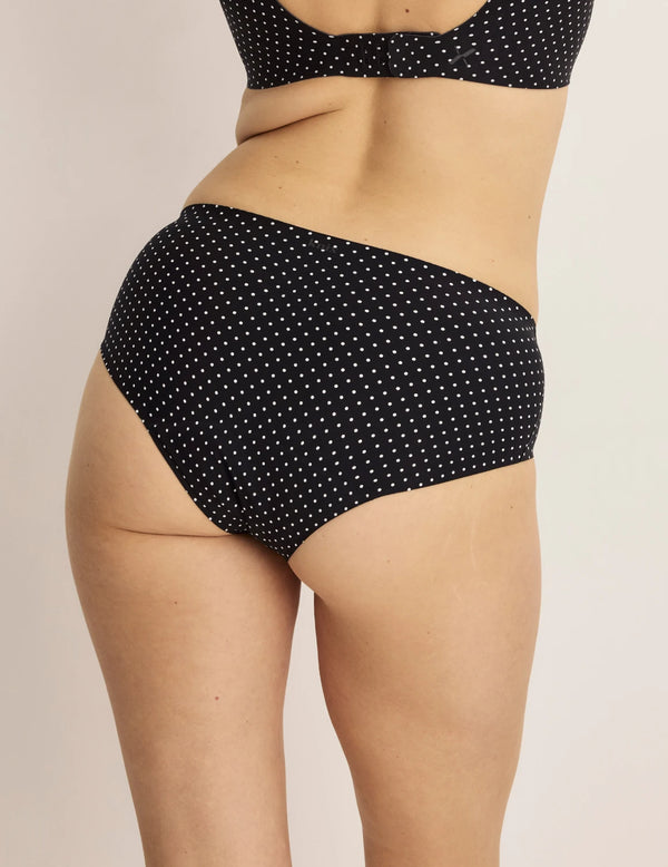 | Black with White Polka Dot