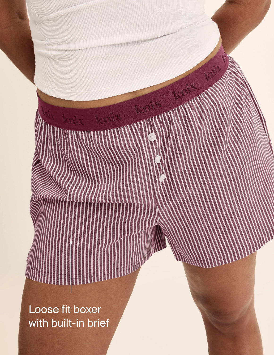 | Dark Cherry Stripe