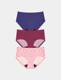 | Candy Heart/Pink Bows/Deep Blue