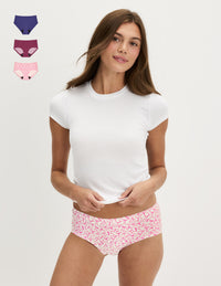 | Candy Heart/Pink Bows/Deep Blue