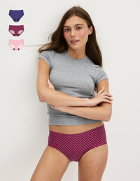 | Candy Heart/Pink Bows/Deep Blue