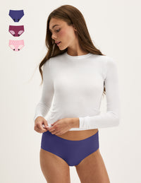 | Candy Heart/Pink Bows/Deep Blue