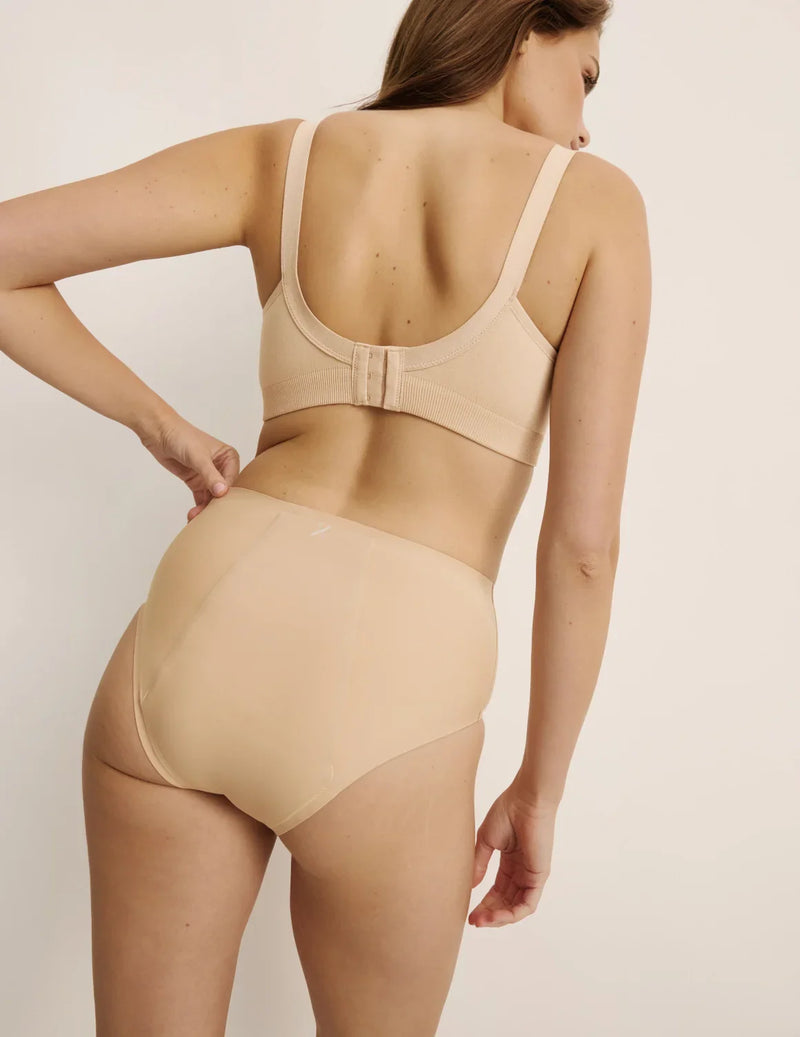 Knix Women's High Absorbency Super Leakproof Thong Size Large Dark Cherry