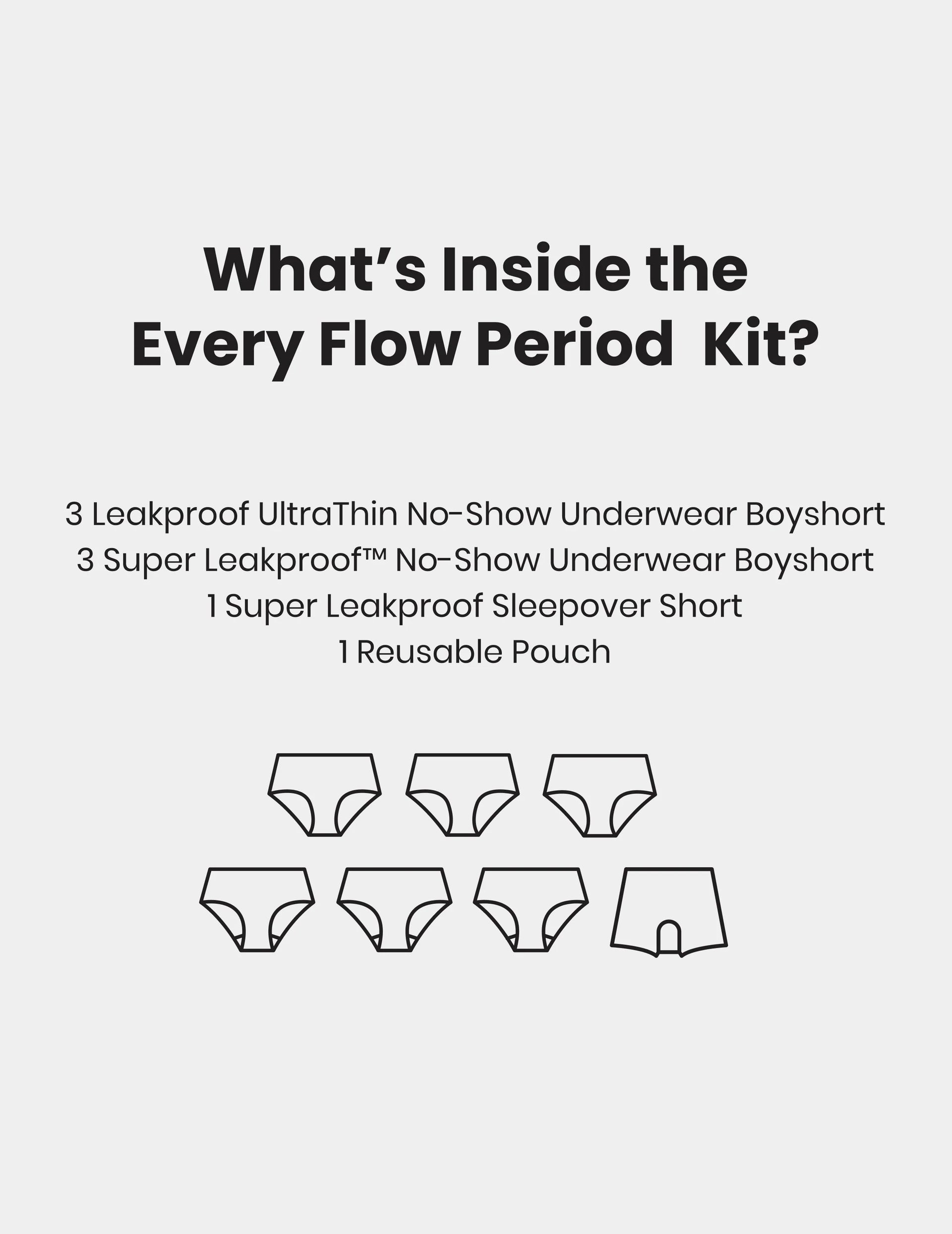 Teen Every Flow Period Kit - Boyshort