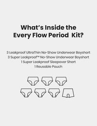 Teen Every Flow Period Kit - Boyshort