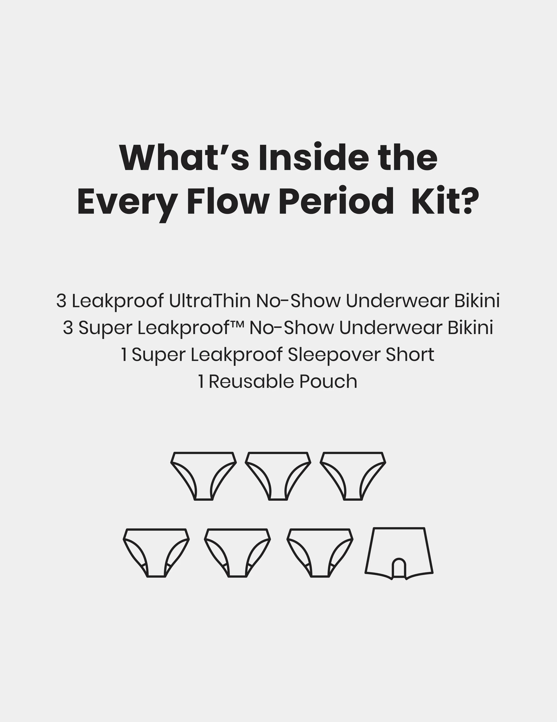 Teen Every Flow Period Kit - Bikini