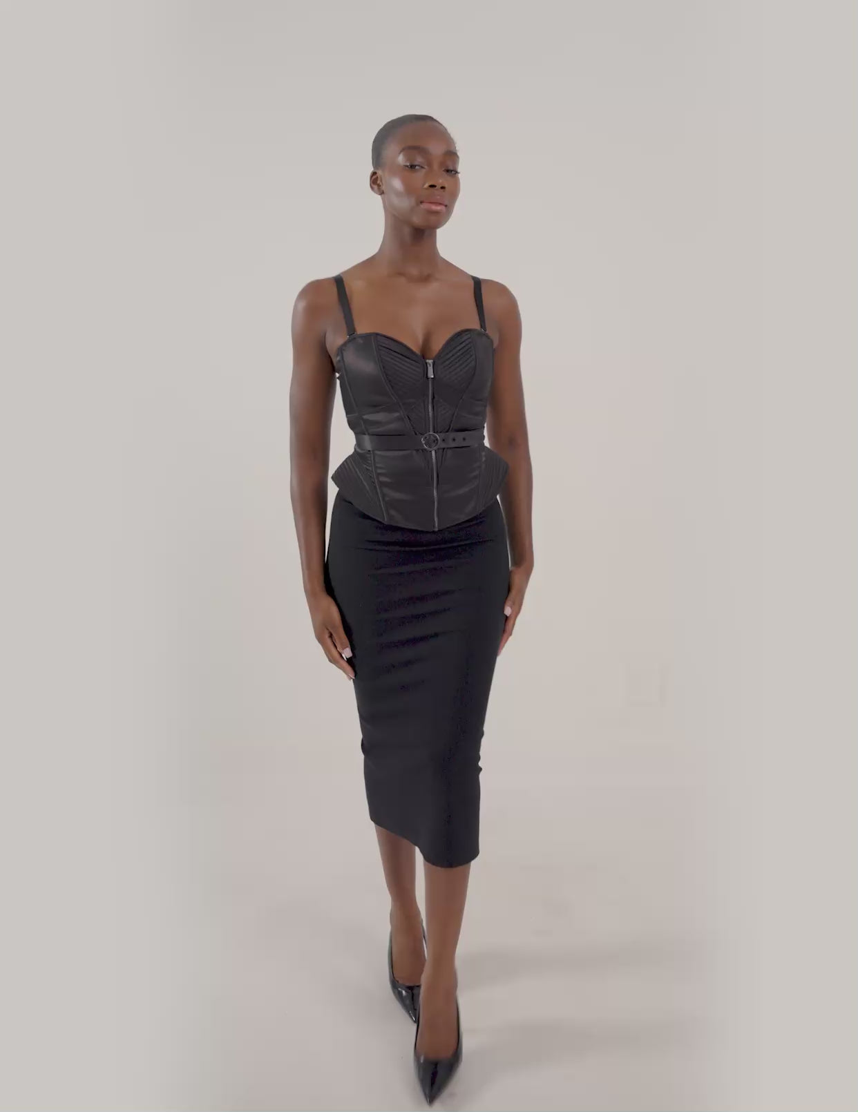 The Nesta™ Silver Flames Corset – Knix